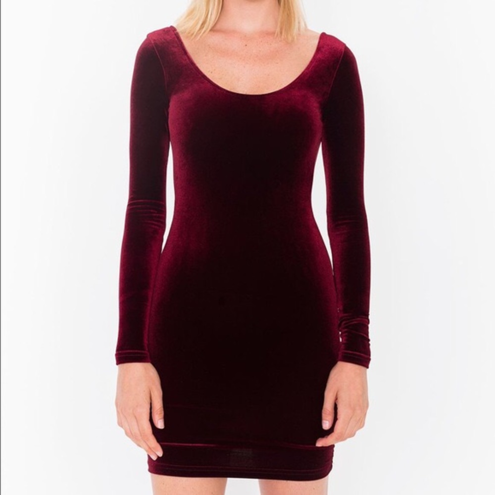 American Apparel velvet dress